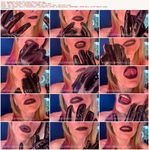 BaddB1tch Stroke - For These Black Lips 1080p - Preview