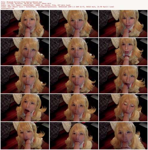 secretnoel - Blowjob Service From Amelia Watson 2160p - Preview