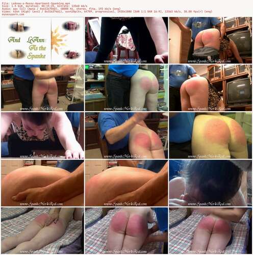 Spank Her 4 Real - LeAnne s Messy Apartment Spanking 1080p - Preview