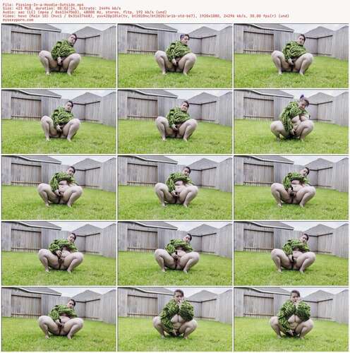 VioletWanderer - Pissing In a Hoodie Outside 1080p - Preview