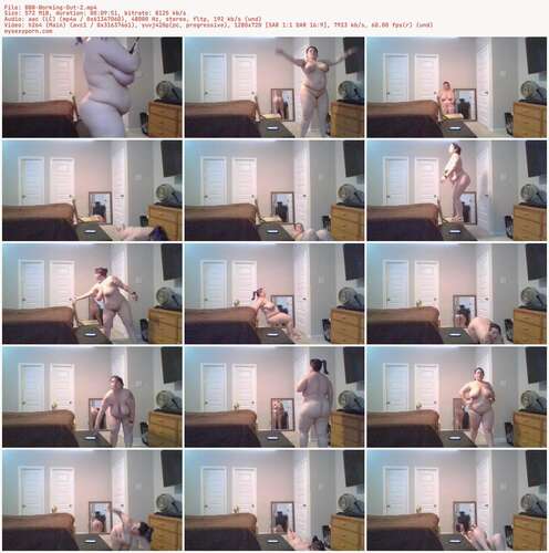 VioletWanderer - BBW Working Out 2 720p - Preview