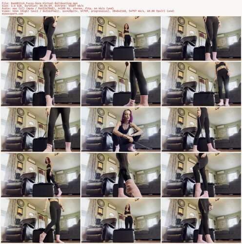 BaddB1tch Fuzzy - Sock Virtual Ballbusting 2160p - Preview