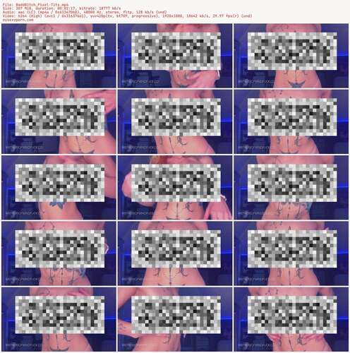 BaddB1tch Pixel - Tits 1080p - Preview