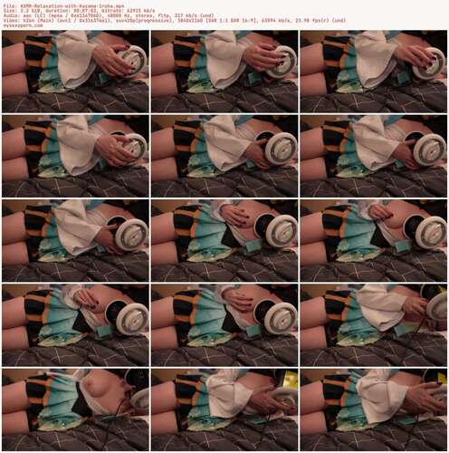 secretnoel - ASMR Relaxation with Kazama Iroha 2160p - Preview