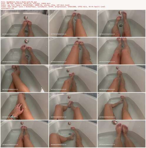 BaddB1tch Take - A Bath With Me 1080p - Preview