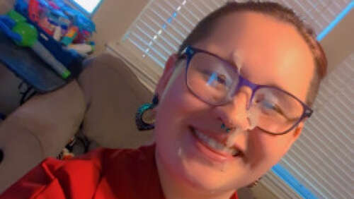 VioletWanderer – Naughty Librarian Gets Facial 1920p - Cover