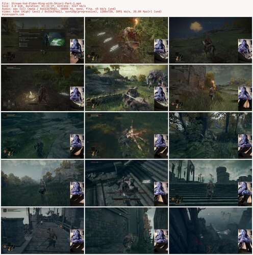 secretnoel - Stream Vod Elden Ring with Shiori Part 1 720p - Preview