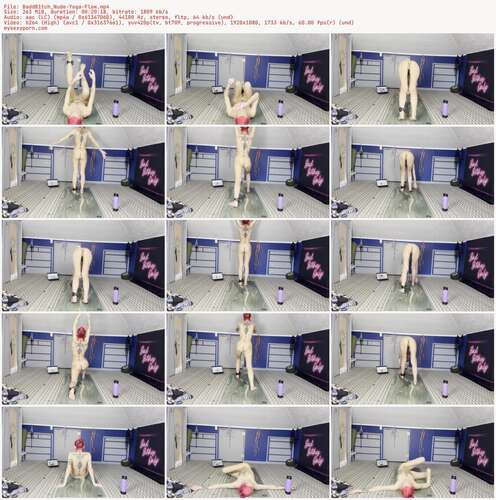 BaddB1tch Nude - Yoga Flow 1080p - Preview