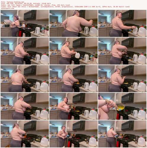 VioletWanderer - Topless Cooking 1080p - Preview