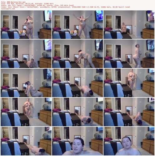 VioletWanderer - BBW Working Out 1080p - Preview