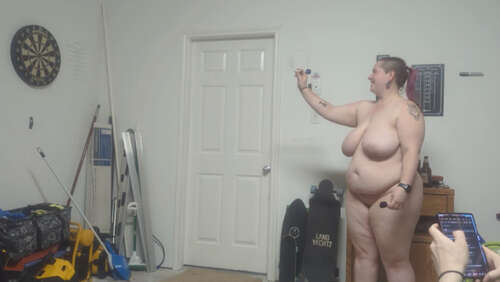 VioletWanderer – Naked Candid Darts 1080p - Cover