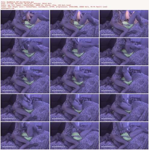 BaddB1tch CBT - Ass Worship 1080p - Preview