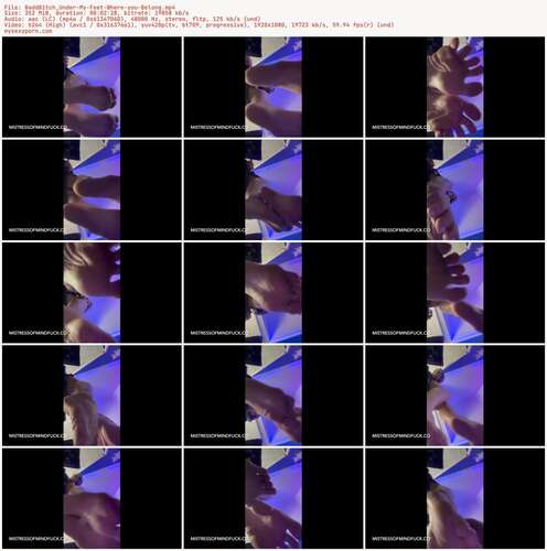 BaddB1tch Under - My Feet Where You Belong 1080p - Preview