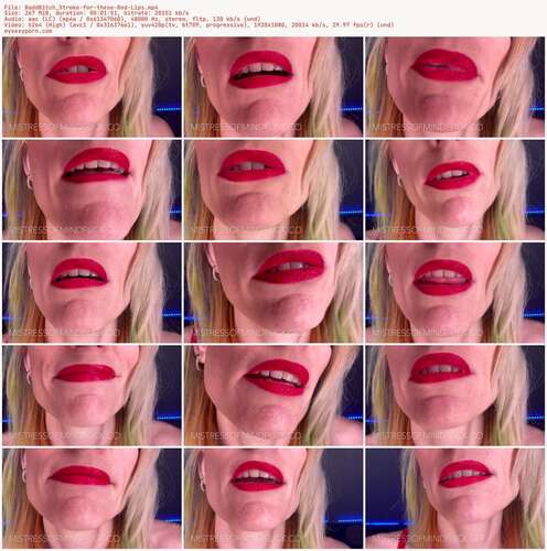 BaddB1tch Stroke - For These Red Lips 1080p - Preview