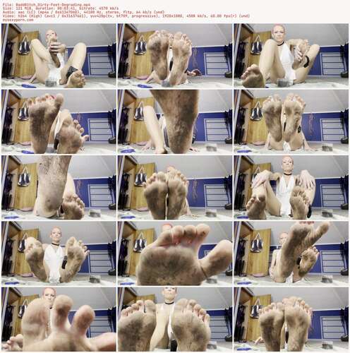BaddB1tch Dirty - Feet Degrading 1080p - Preview