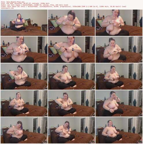VioletWanderer - Solo Nipple Play 1080p - Preview