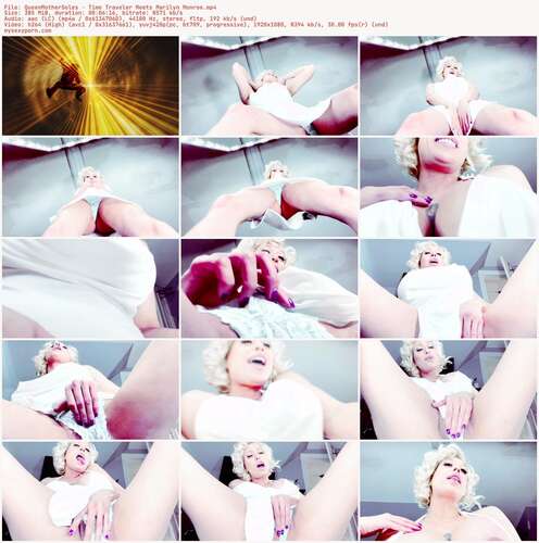 QueenMotherSoles - Time Traveler Meets Marilyn Monroe 1080p - Preview
