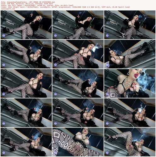 AnouschkaFemmeFatale - HOT SMOKE IN STOCKINGS 1080p - Preview