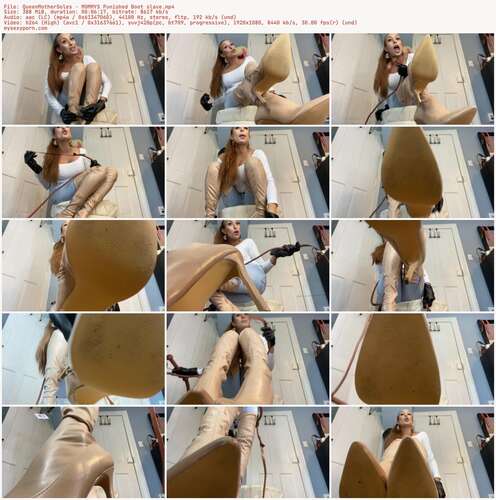 QueenMotherSoles - MOMMYS Punished Boot Slave 1080p - Preview