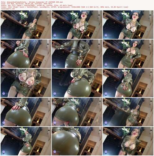 AnouschkaFemmeFatale - Stroke Commander #7 LEATHER ASS 1080p - Preview