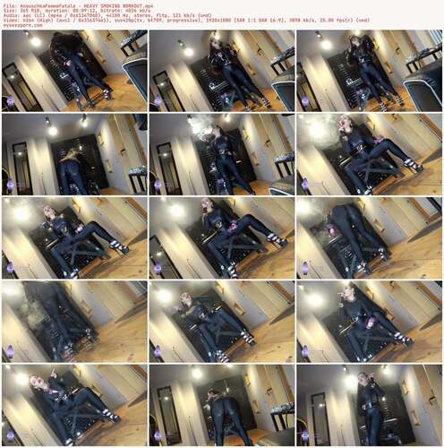 AnouschkaFemmeFatale - HEAVY SMOKING WORKOUT 1080p - Preview