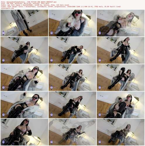 AnouschkaFemmeFatale - FUR FETISH AND BOOTS WORSHIP 1080p - Preview