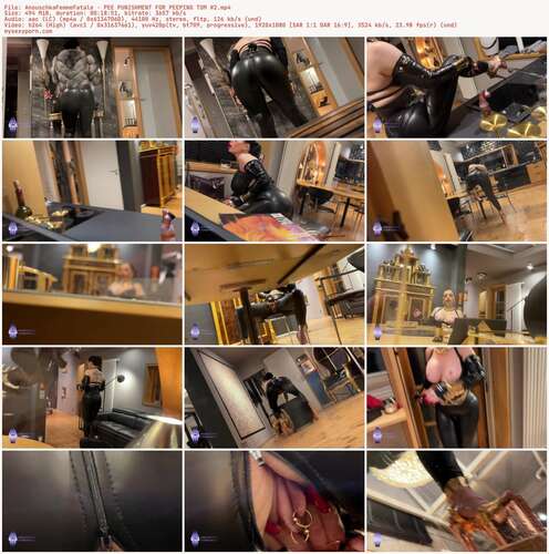 AnouschkaFemmeFatale - PEE PUNISHMENT FOR PEEPING TOM #2 1080p - Preview