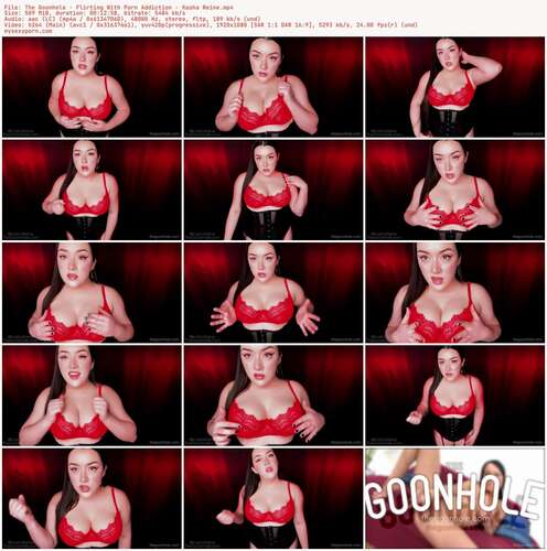The Goonhole - Flirting With Porn Addiction - Kasha Reine 1080p - Preview