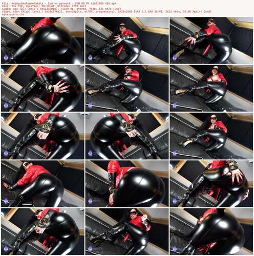 AnouschkaFemmeFatale - Cum On Pervert - CUM ON MY LEGGINGS ASS 1080p - Preview