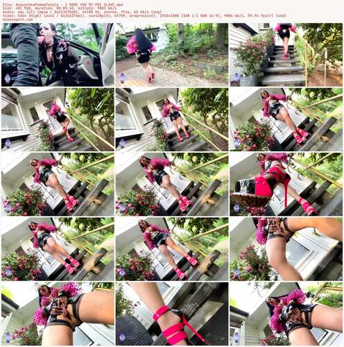 AnouschkaFemmeFatale - I MAKE YOU MY PEE SLAVE 1080p - Preview