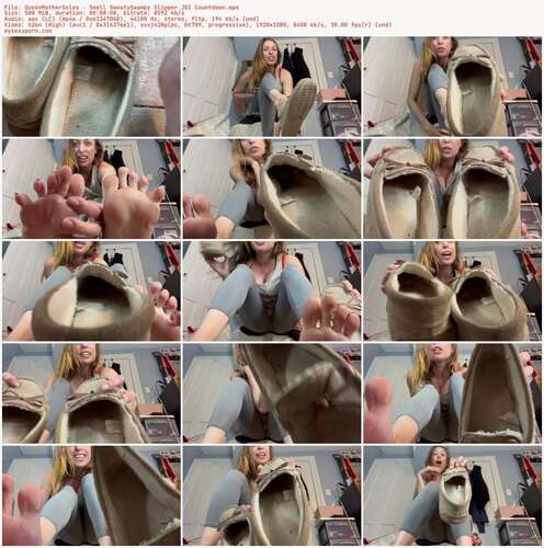 QueenMotherSoles - Smell SweatySw&y Slipper JOI Countdown 1080p - Preview