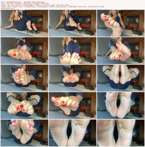 QueenMotherSoles - Mom Work Feet Dylan 1080p - Preview