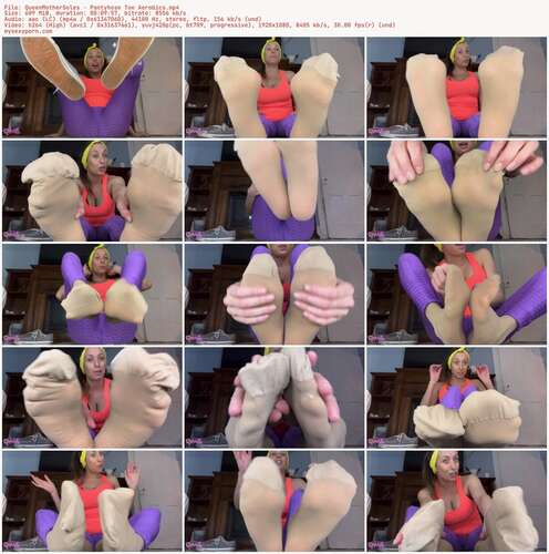 QueenMotherSoles - Pantyhose Toe Aerobics 1080p - Preview