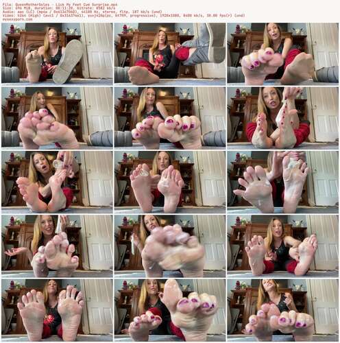 QueenMotherSoles - Lick My Feet Cum Surprise 1080p - Preview