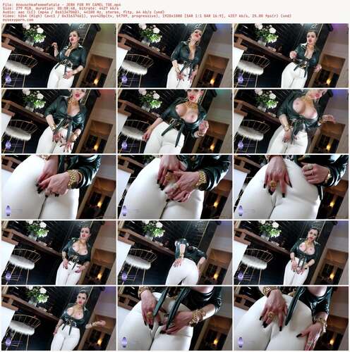 AnouschkaFemmeFatale - JERK FOR MY CAMEL TOE 1080p - Preview