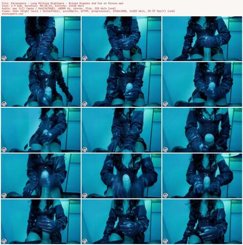 Parannanza - Long Milking Nightmare - Ruined Orgasms And Cum On Gloves 1080p - Preview