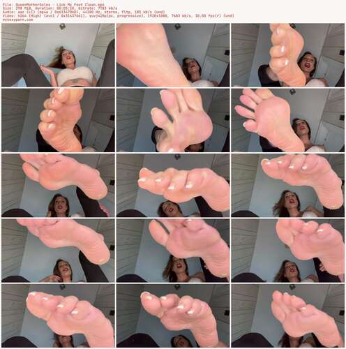 QueenMotherSoles - Lick My Foot Clean 1080p - Preview