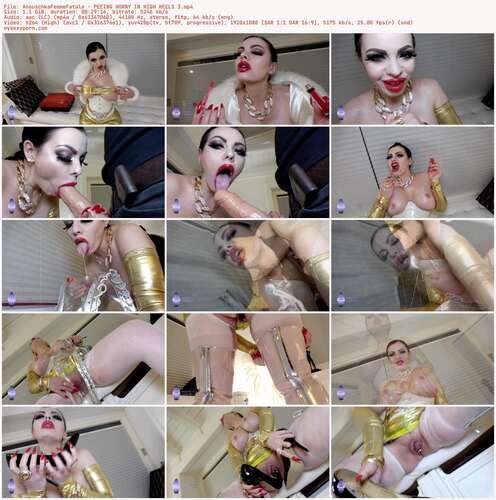 AnouschkaFemmeFatale - PEEING HORNY IN HIGH HEELS 3 1080p - Preview