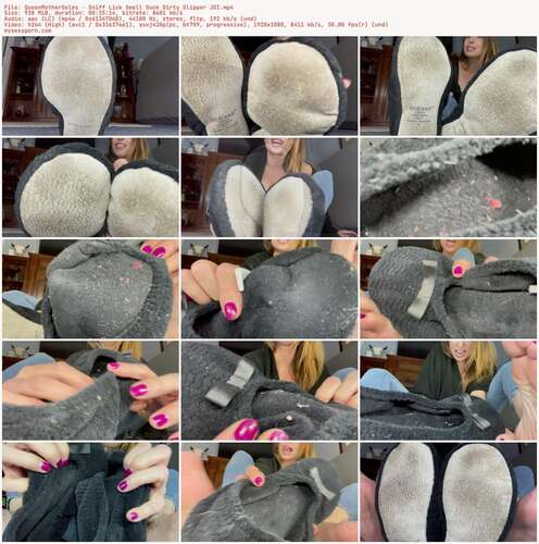 QueenMotherSoles - Sniff Lick Smell Suck Dirty Slipper JOI 1080p - Preview