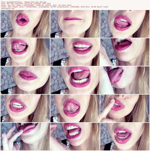QueenMotherSoles - Mommys Red Lips JOI 1080p - Preview
