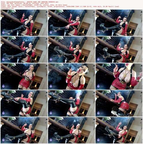 AnouschkaFemmeFatale - BOOTED BABE AND SMOKING GODDESS 1080p - Preview