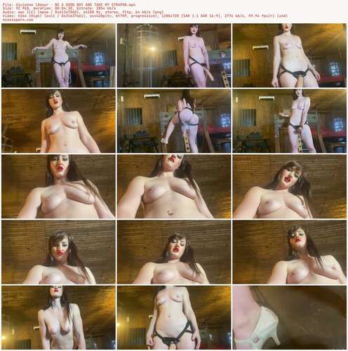 Vivienne lAmour - BE A GOOD BOY AND TAKE MY STRAPON 720p - Preview