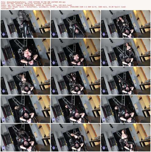 AnouschkaFemmeFatale - FACE SITTING IN FUR AND LEATHER ASS 1080p - Preview