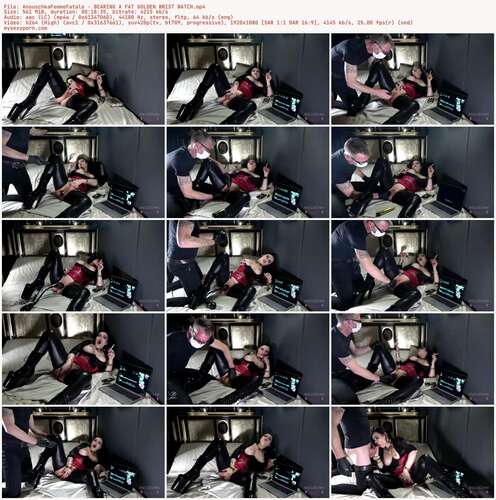 AnouschkaFemmeFatale - BEARING A FAT GOLDEN WRIST WATCH 1080p - Preview