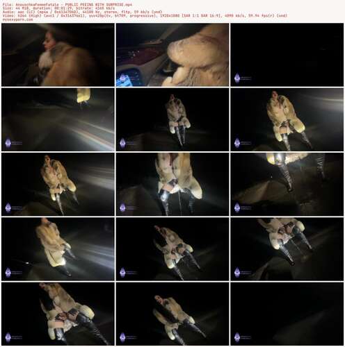 AnouschkaFemmeFatale - PUBLIC PEEING WITH SURPRISE 1080p - Preview