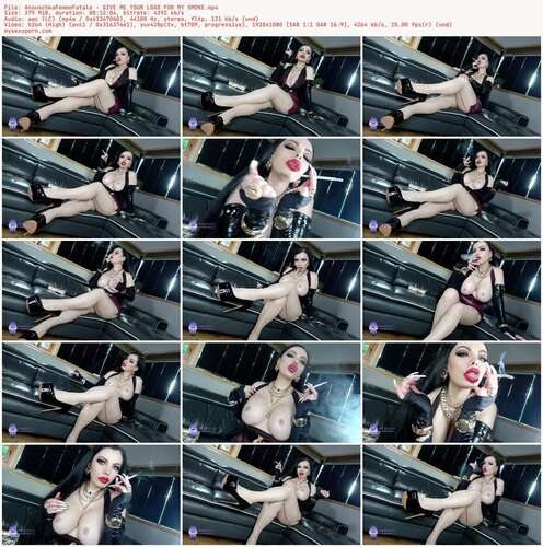 AnouschkaFemmeFatale - GIVE ME YOUR LOAD FOR MY SMOKE 1080p - Preview