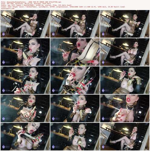 AnouschkaFemmeFatale - JERK FOR MY SMOKE AND STILETTOS 1080p - Preview