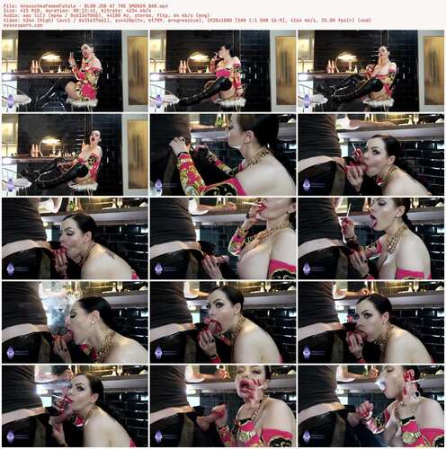 AnouschkaFemmeFatale - BLOW JOB AT THE SMOKER BAR 1080p - Preview