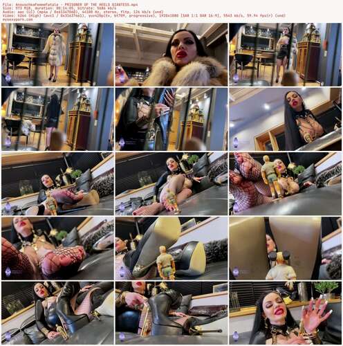 AnouschkaFemmeFatale - PRISONER OF THE HEELS GIANTESS 1080p - Preview