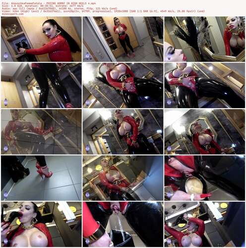 AnouschkaFemmeFatale - PEEING HORNY IN HIGH HEELS 4 1080p - Preview